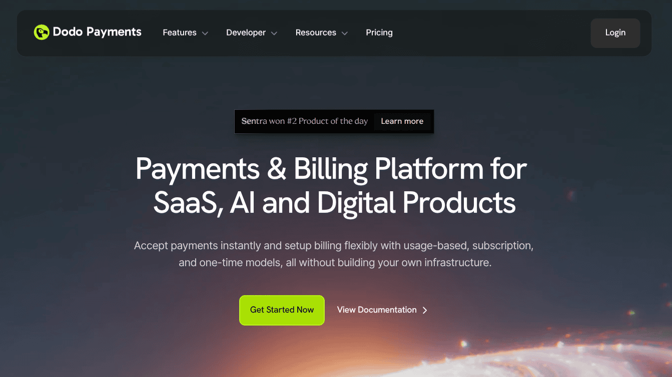 Dodo Payments screenshot